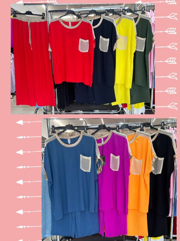 Conjunto red dos piezas tallaje curvy grande