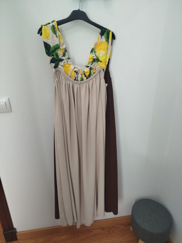 Vestido limones tallaje grande curvy - Imagen 5