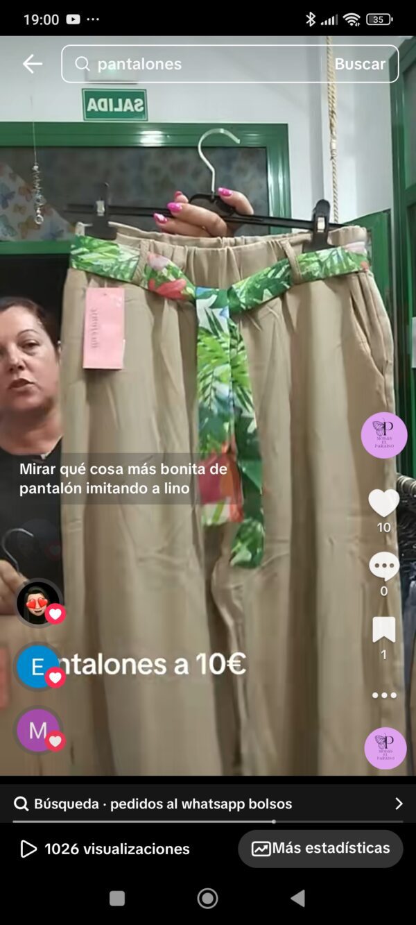 Pantalón con cinturon - Imagen 5