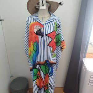 Vestido camisero ancho