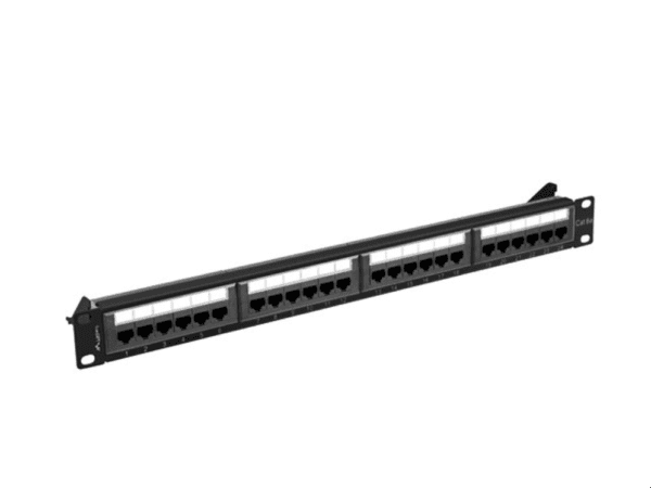 PATCH PANEL 24 PUERTOS 1U 19" CAT.6A utp