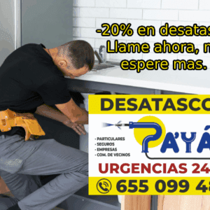 Promoción: 20% de descuento en desatasco