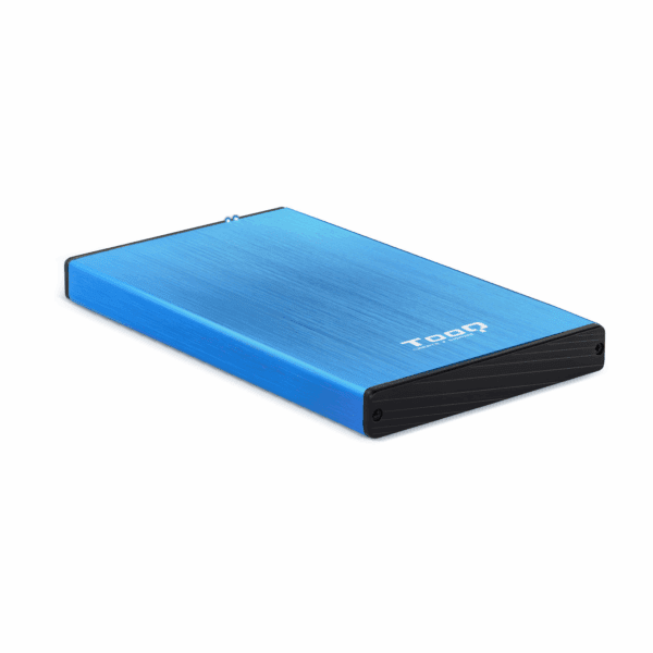 Tooq caja HDD 2.5" USB 3.1 azul
