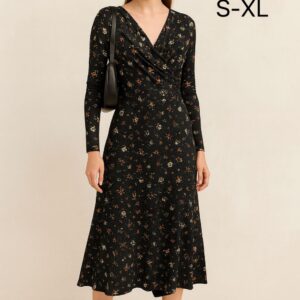 Vestido flor de otoño