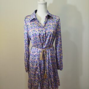 Vestido Ochentero estampado