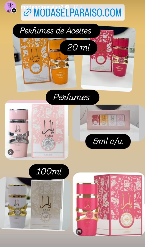 Perfumes Arabes Yara