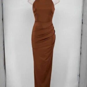 Vestido liso Nanci